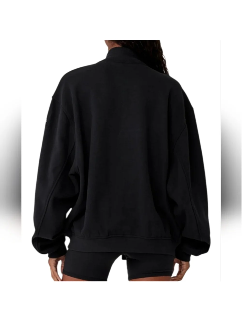Alo Yoga Field Jacket Gym Workout NWT Womens Size L - Black